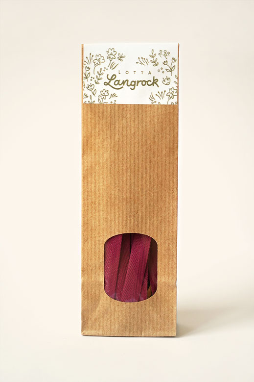 Lotta Langrock Geschenkband – Bordeaux