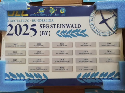 Unsere SFG Steinwald ist der letzte OLC Sieger der 2. Bundesliga!