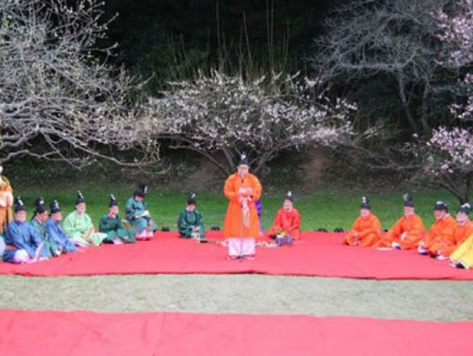 万葉　梅花の宴　再現