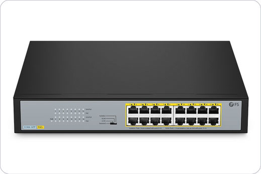 PoE-Switch für Türkommunikation in Netzwerken
