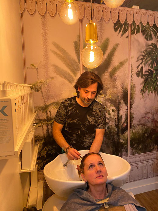 bac a shampooing massant