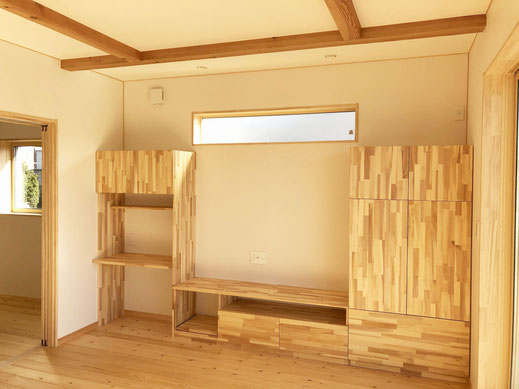 造作収納　造作家具
