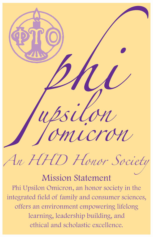 Poster for Phi U bulletin board. 