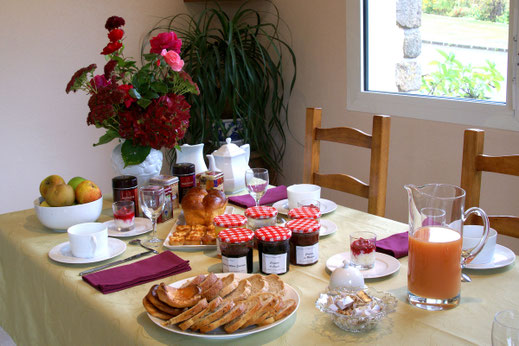 Petits déjeuners gourmands aux Jardins de la Pérouse du Mitan