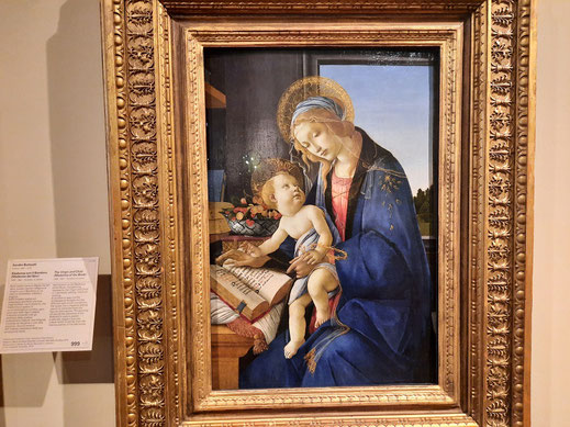 Madonna con il Bambino, Sandro Boticelli 1481