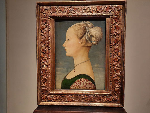 Ritratto di Giovane Donna par Pierro del Pollaiolo, 1470