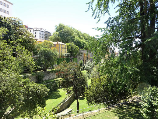 Le Jardim das Virtudes constitué de terrasses