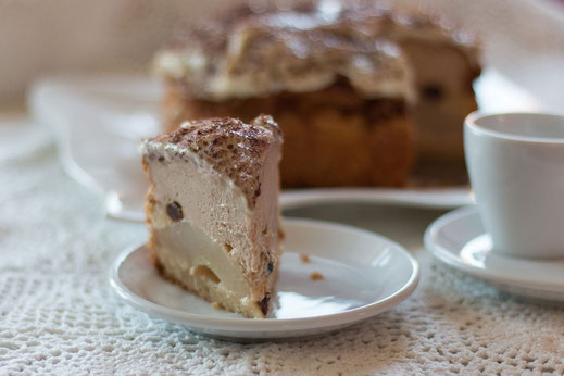 Kleiner Birnen-Schmand-Kuchen