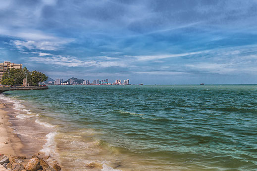 Strandpromenade in Georgetown auf Pulau Penang