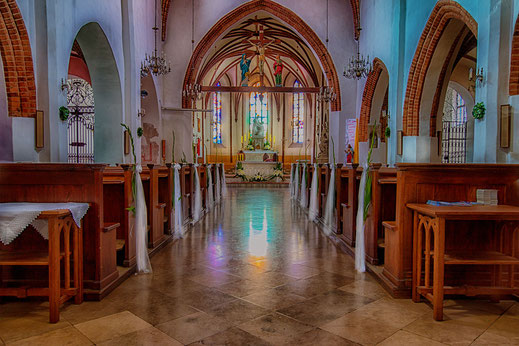 Mariä Empfängnis Kirche in Warschau - Innenansicht