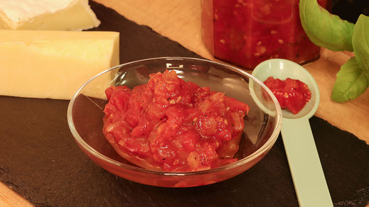 Kirschtomaten Chutney einfach einkochen | Rezept