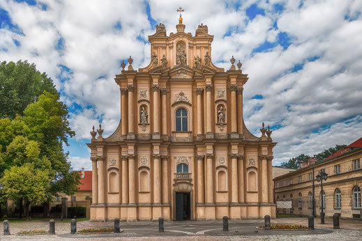 Sankt Josephs Kirche in Warschau-Frontalansicht © Jutta M. Jenning