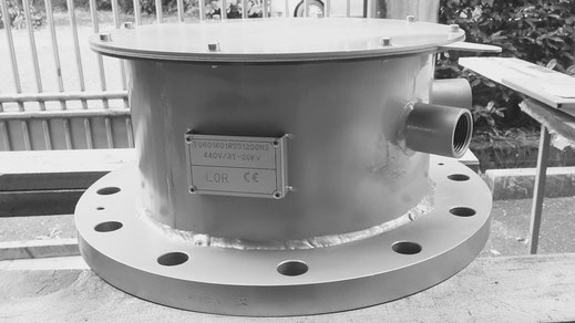ARMORED HEATERS ON FLANGES LORENZONI
