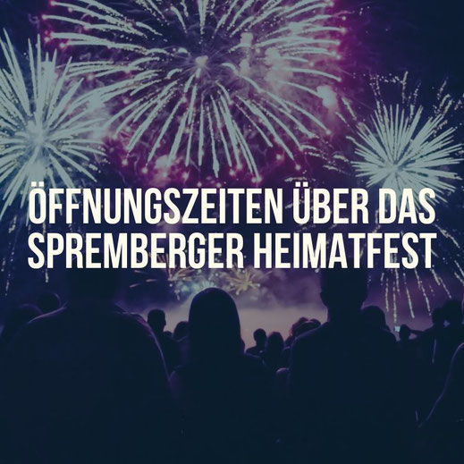 Öffnungszeiten zum Spremberger Heimatfest