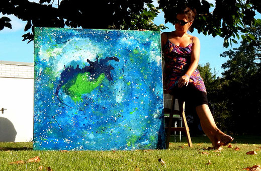 bild blau weltall