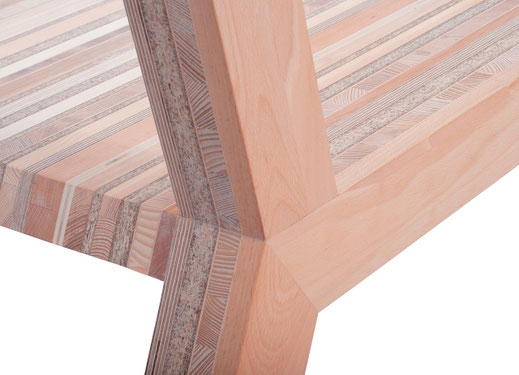 Gefertigt aus 100% Sperrmüll - Stuhl - Detail