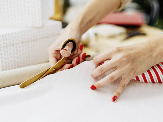 Wir verarbeiten unsere Stoffe in unserer Näherei in Warmsen