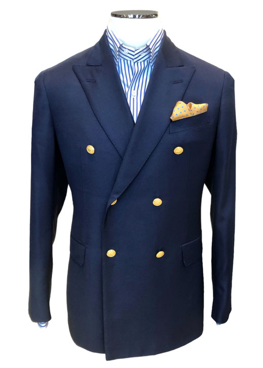 WERNER SCHERER | Blazer BRISTOL Hopsack reine Wolle 