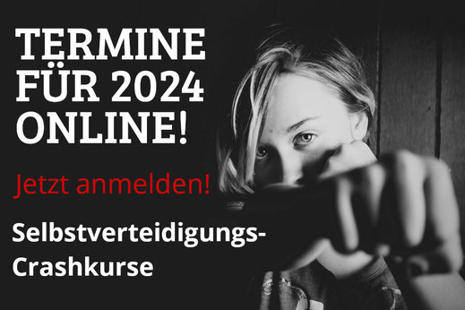 Termine 2024 für Selbstverteidigungskurs für Frauen