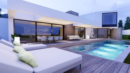 render de villa de lujo en Marbella