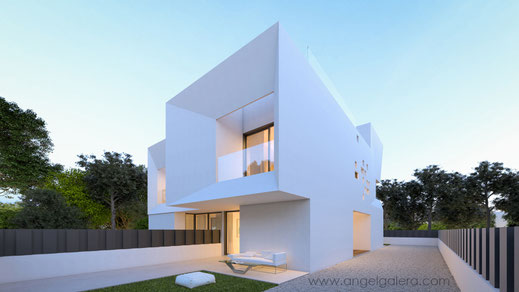 Infografía casa en Alicante