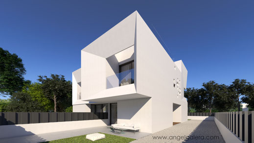 Infografía casa en Alicante