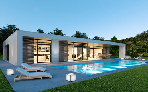 Infografía Chalet en Águilas, Murcia