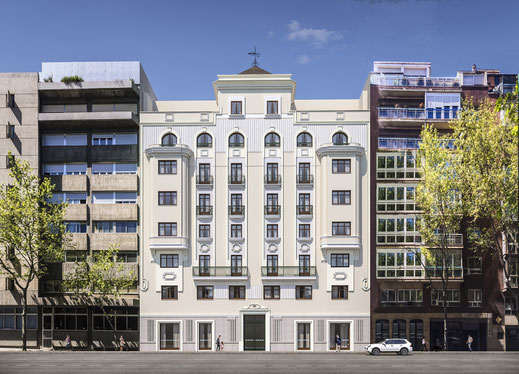 Infografía edificio en Madrid