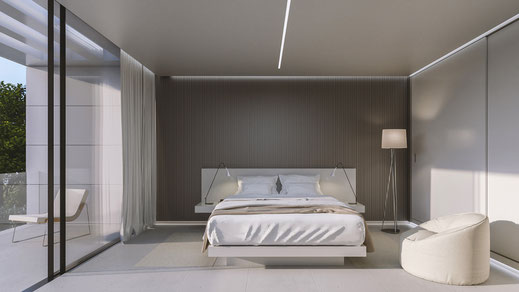 Infografía arquitectura Dormitorio