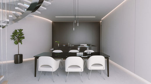 Render arquitectura cocina
