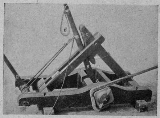 Einarmiges Geschütz (Saalburg).