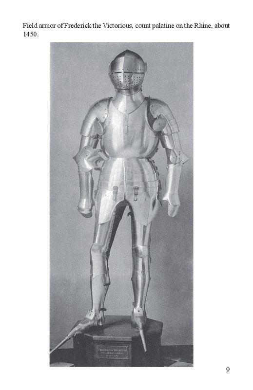 Field armor of Frederick the Victorious, count palatine in the Rhine, about 1450