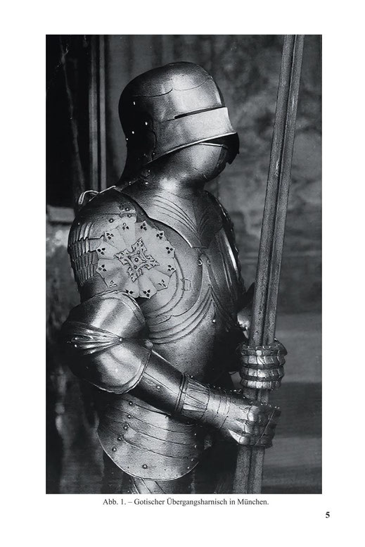 Gotischer Übergangsharnisch in München.