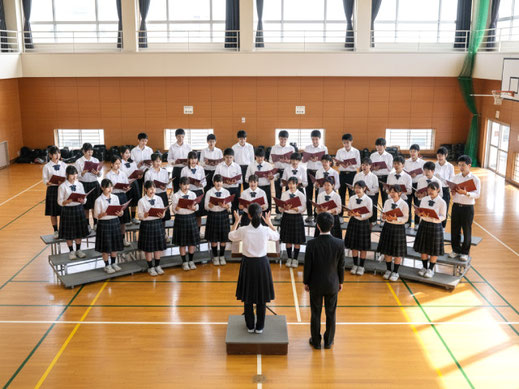 【イメージ画像】新潟での合唱部・合唱団(吹奏楽部・吹奏楽団)合宿練習の様子