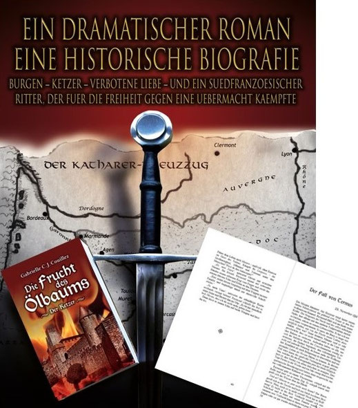 Katharer, Albigenser, Bogomilen, Rosenkreuzer, Carcassonne, Historien-Roman, Ritter, Mittelalter, Kreuzzug, Languedoc, Südfrankreich, Okzitanien, Gral