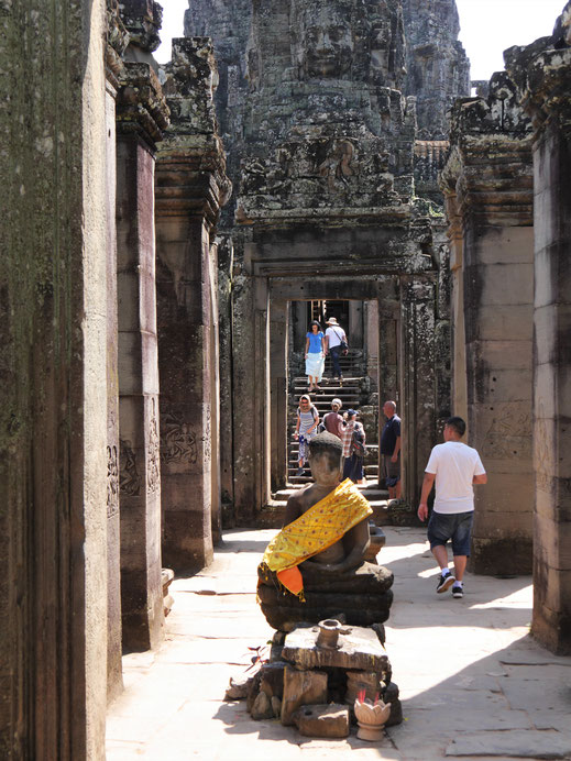 Gut besucht...! Bayon, Kambodscha (Foto Jörg Schwarz)