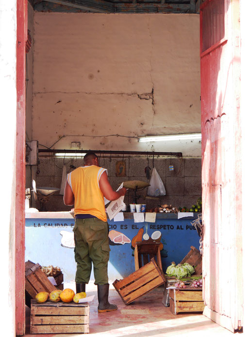 Gemüsehändler in Camagüey, Kuba (Foto Jörg Schwarz)