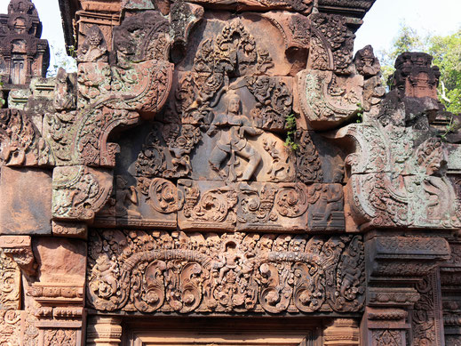 Fantastische Details... Banteay Srei, Kambodscha (Foto Jörg Schwarz)