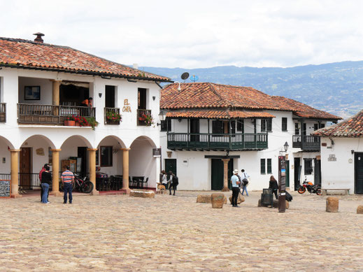 Es macht einfach Spaß sich hier treiben zu lassen... Villa de Leyva, Kolumbien (Foto Jörg Schwarz)