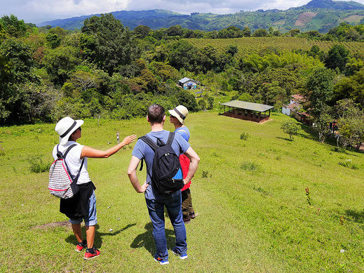 Diskussionen während der Wanderung bleiben nicht aus... San Agustín, Kolumbien (Foto Jörg Schwarz)