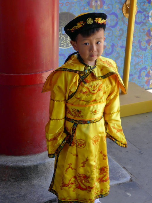 Die kleine Kaiserin und der Kleine Kaiser... China (Foto Reinhard Helle)