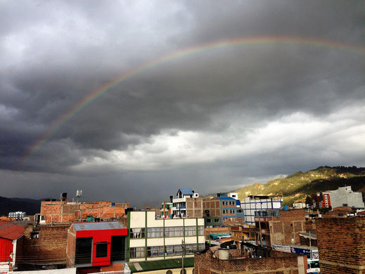 Über den Dächern von Sogamoso... Kolumbien (Foto Jörg Schwarz)