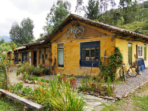 Unser Jacamaki Homestay mitten in der Natur... Bei Gachantivá, Kolumbien (Foto Jörg Schwarz)