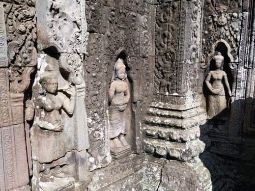 Der Tempelschmuck muss bombastisch gewesen sein... Banteay Kdei, Kambodscha (Foto Jörg Schwarz)