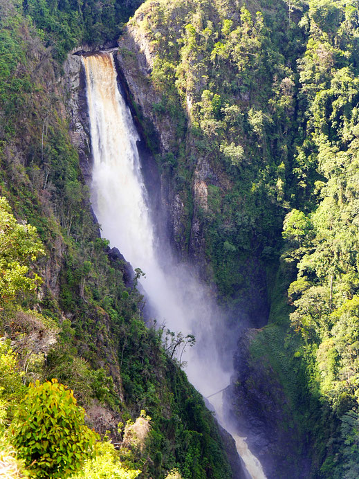 Der Salto de Bordones, San Augustín, Kolumbien (Foto Jörg Schwarz)