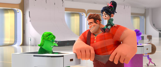 Chaos im Netz Ralph breaks the internet movie scene Disney animation pincess star wars marvel film review deutsch FANwerk
