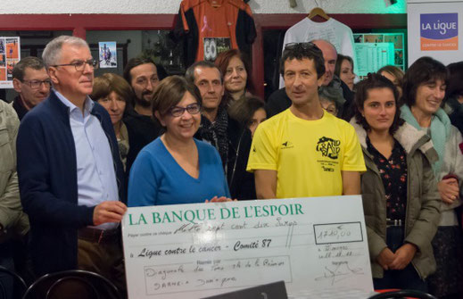 Dominique Darneix remise du chèque