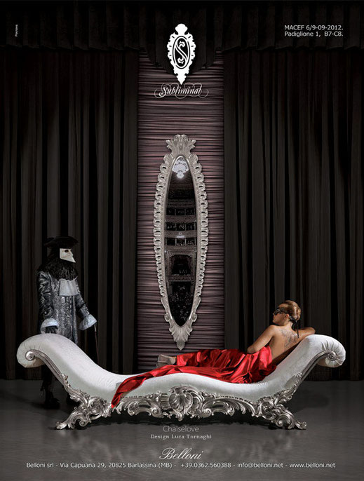 Luca Tornaghi Designer Subliminal Chaiselove advertising