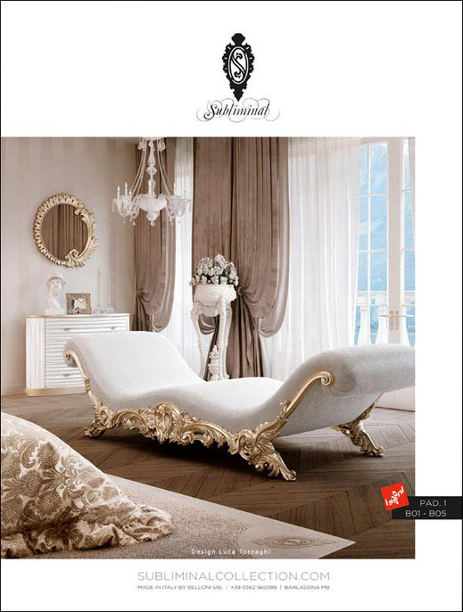 Luca Tornaghi Designer Subliminal Luxury Chaise Longue
