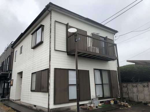 外壁張替え　ベランダ